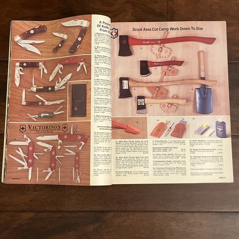 Vintage 1989 Boy Scouts Of America 64 Page Color Catalog Magazine Jamboree - Picture 4 of 7